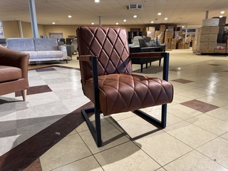 Fauteuil Label51, Denmark, cognac